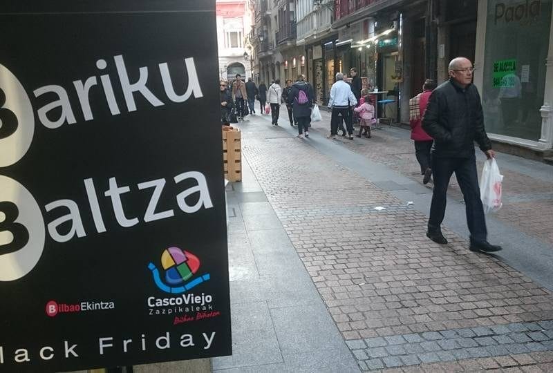 Bariku Baltza, el Black Friday del Casco Viejo de Bilbao